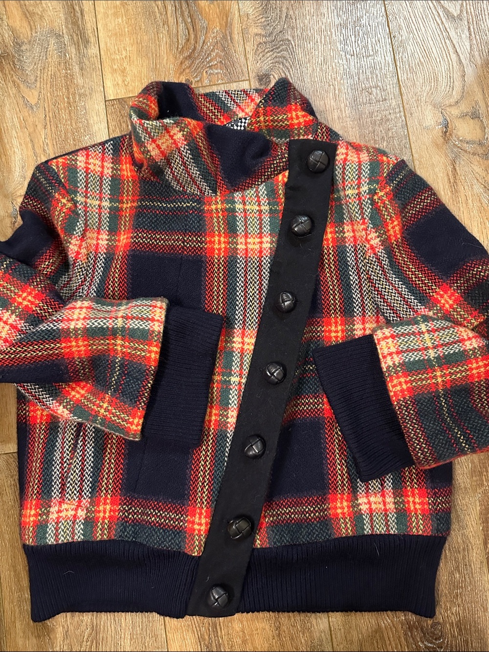 L.A.M.B Vintage plaid Fall 2008 jacket size 12